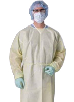 LIGHTWEIGHT DISPOSABLE ISOLATION GOWNS